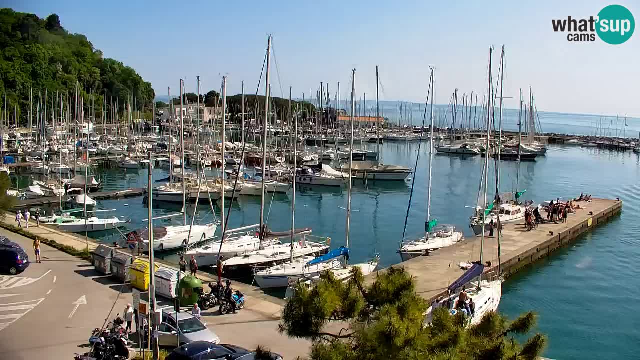 Webcam Sistiana – Blick auf Marina und Bucht