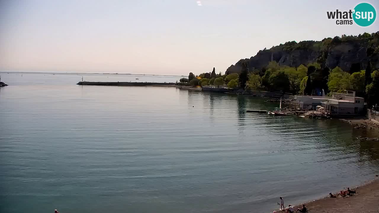 Webcam Sistiana – Vista sobre la marina y la bahía