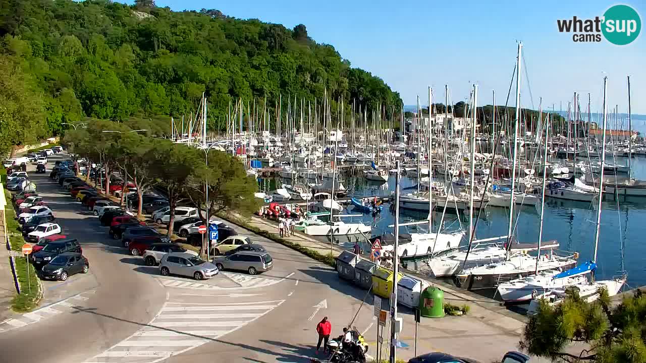 Webcam Sistiana – Blick auf Marina und Bucht