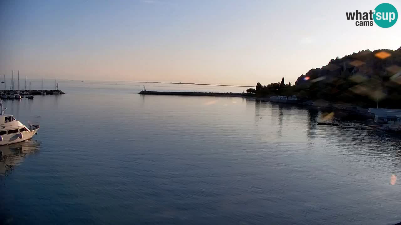 Webcam Sistiana – Vista sulla marina e sulla baia