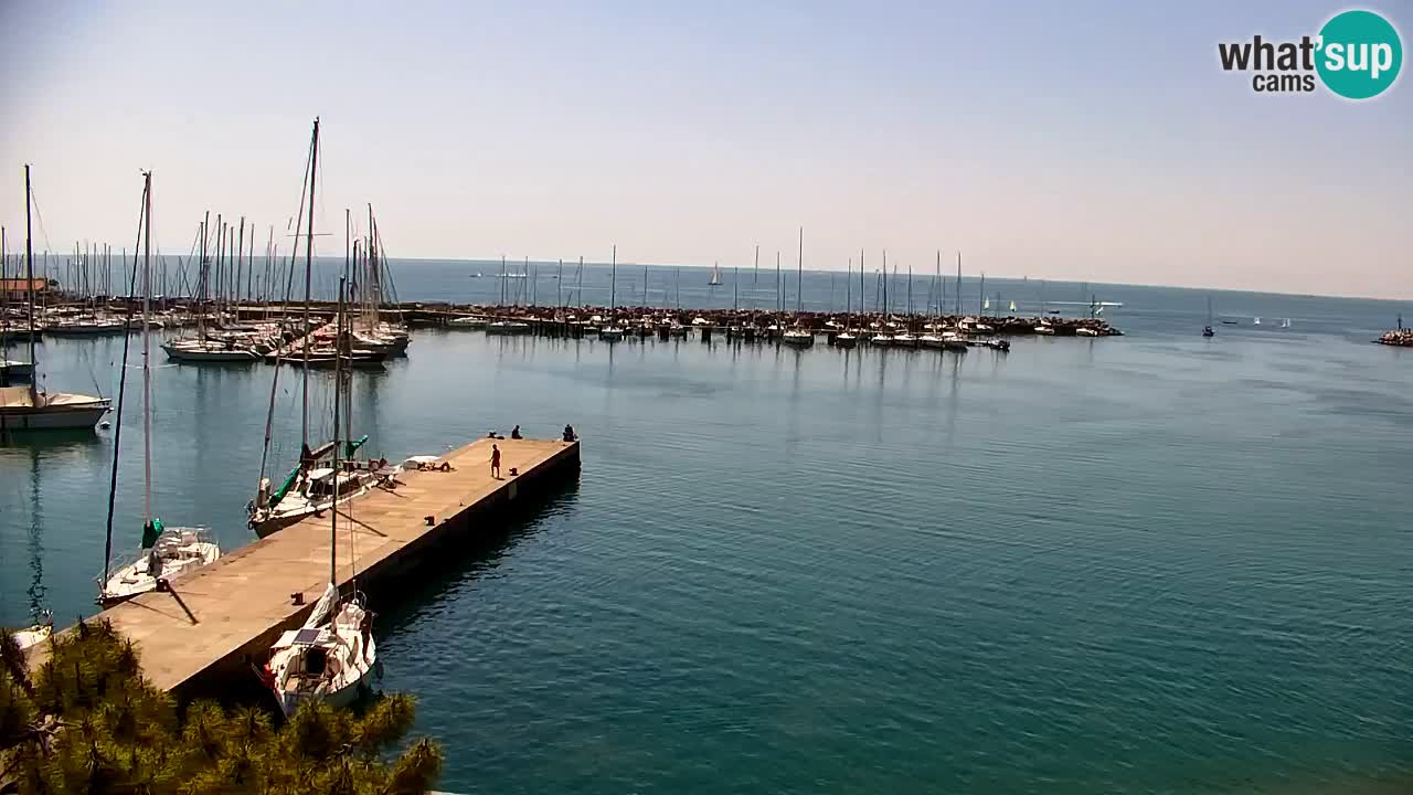 Webcam Sistiana – Blick auf Marina und Bucht