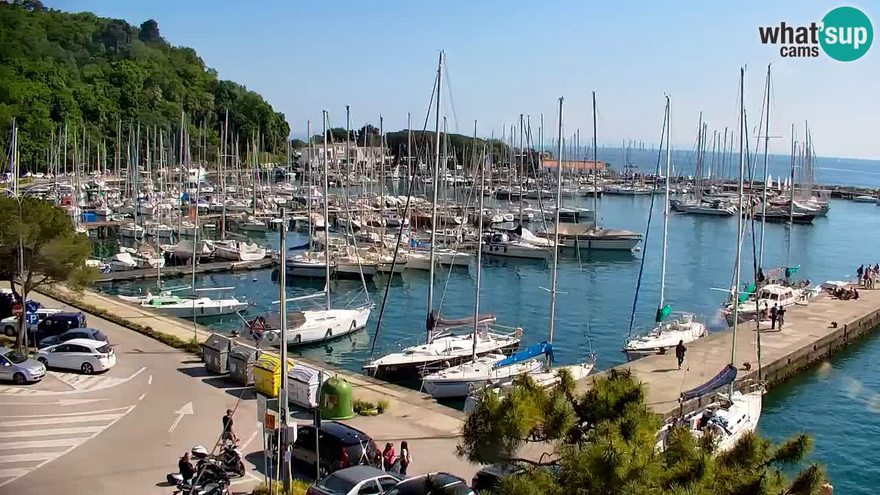 Webcam Sistiana – Blick auf Marina und Bucht
