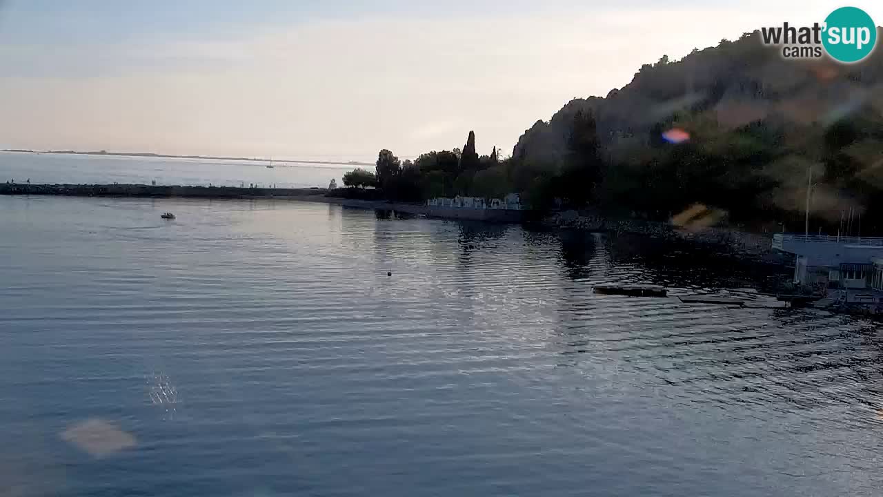 Webcam Sistiana – Blick auf Marina und Bucht