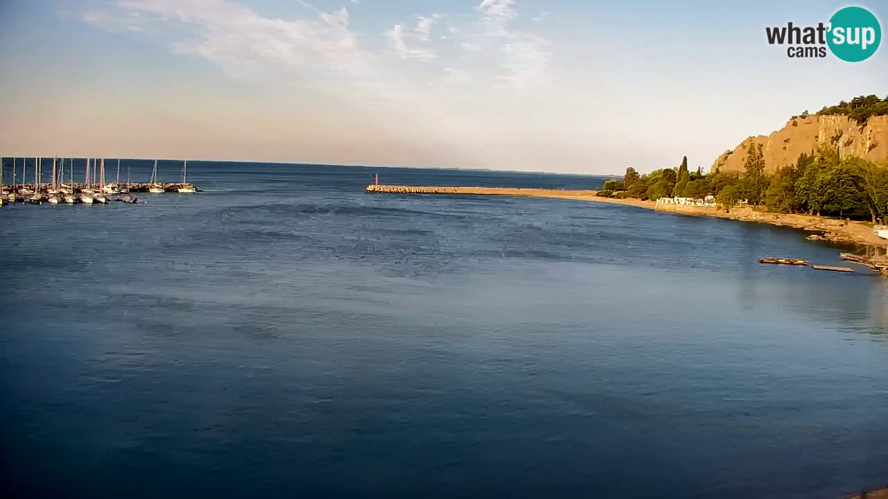 Webcam Sistiana – Blick auf Marina und Bucht