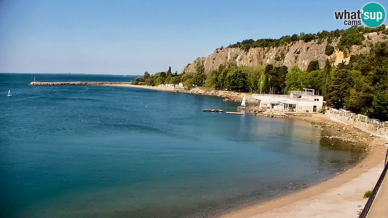 Webcam Sistiana – Blick auf Marina und Bucht