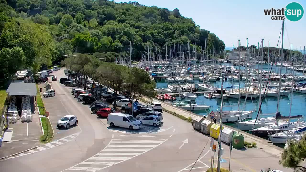 Webcam Sistiana – Vue sur la marina et la baie