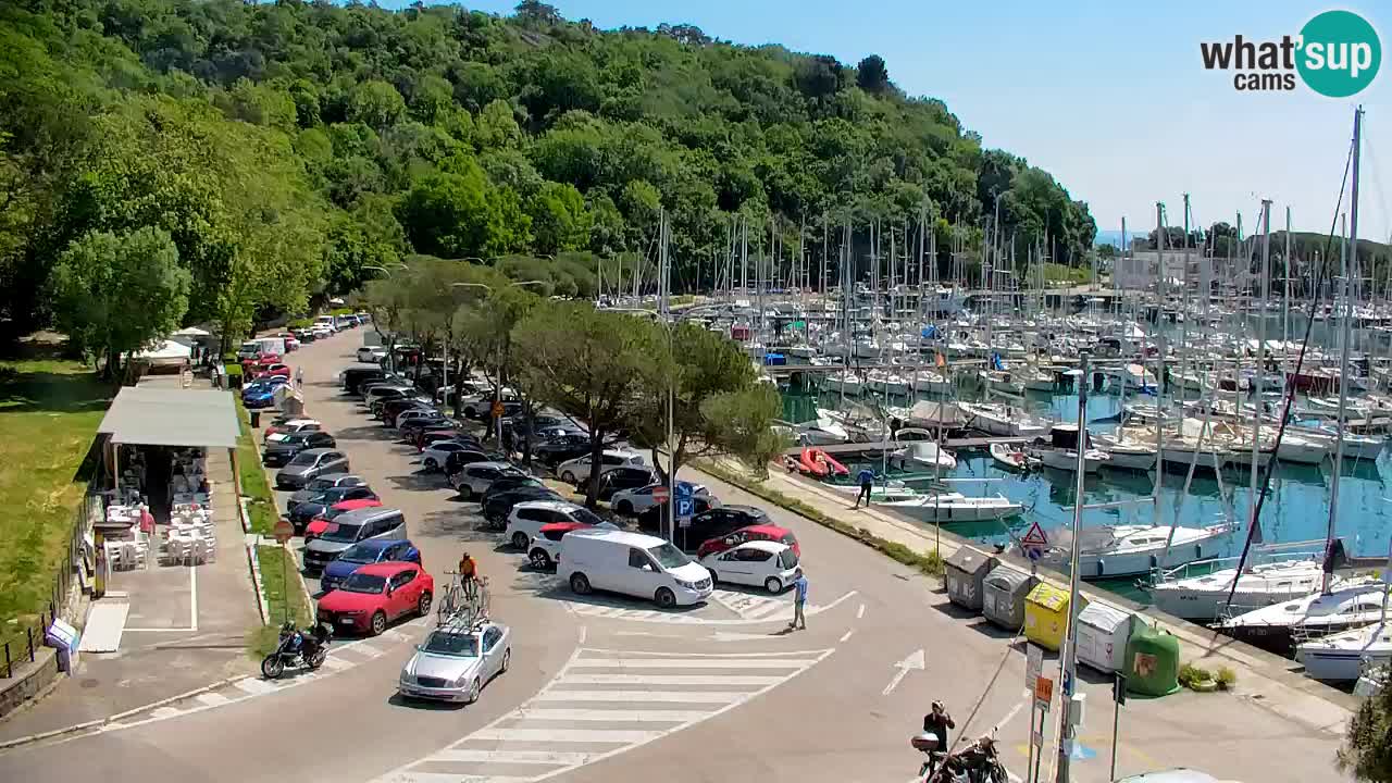 Webcam Sistiana – Vue sur la marina et la baie