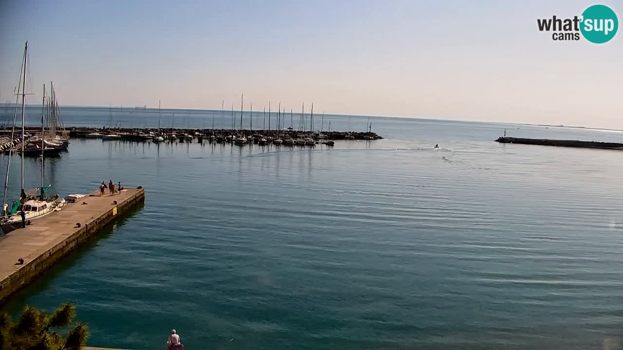 Webcam Sistiana – Pogled na marinu i zaljev