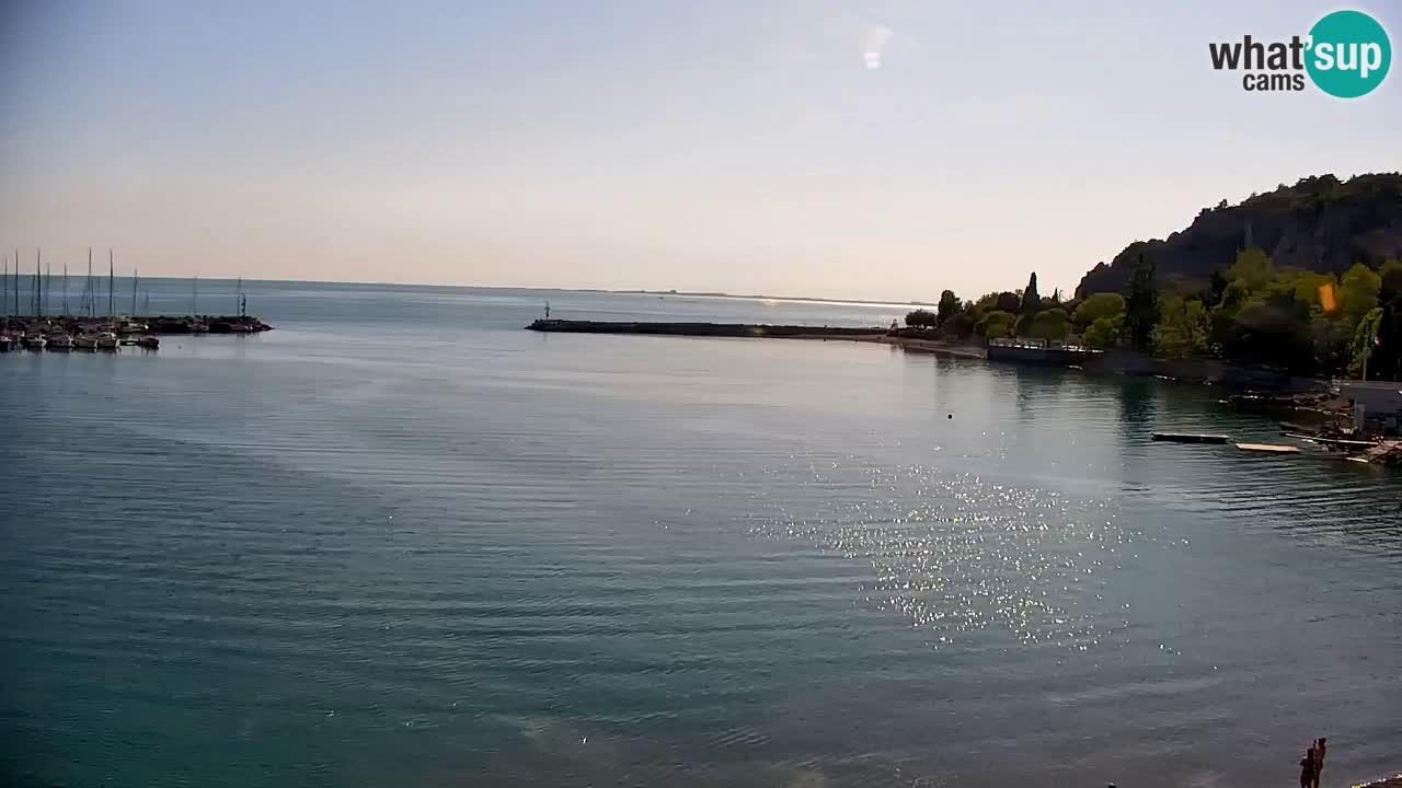 Webcam Sistiana – Blick auf Marina und Bucht