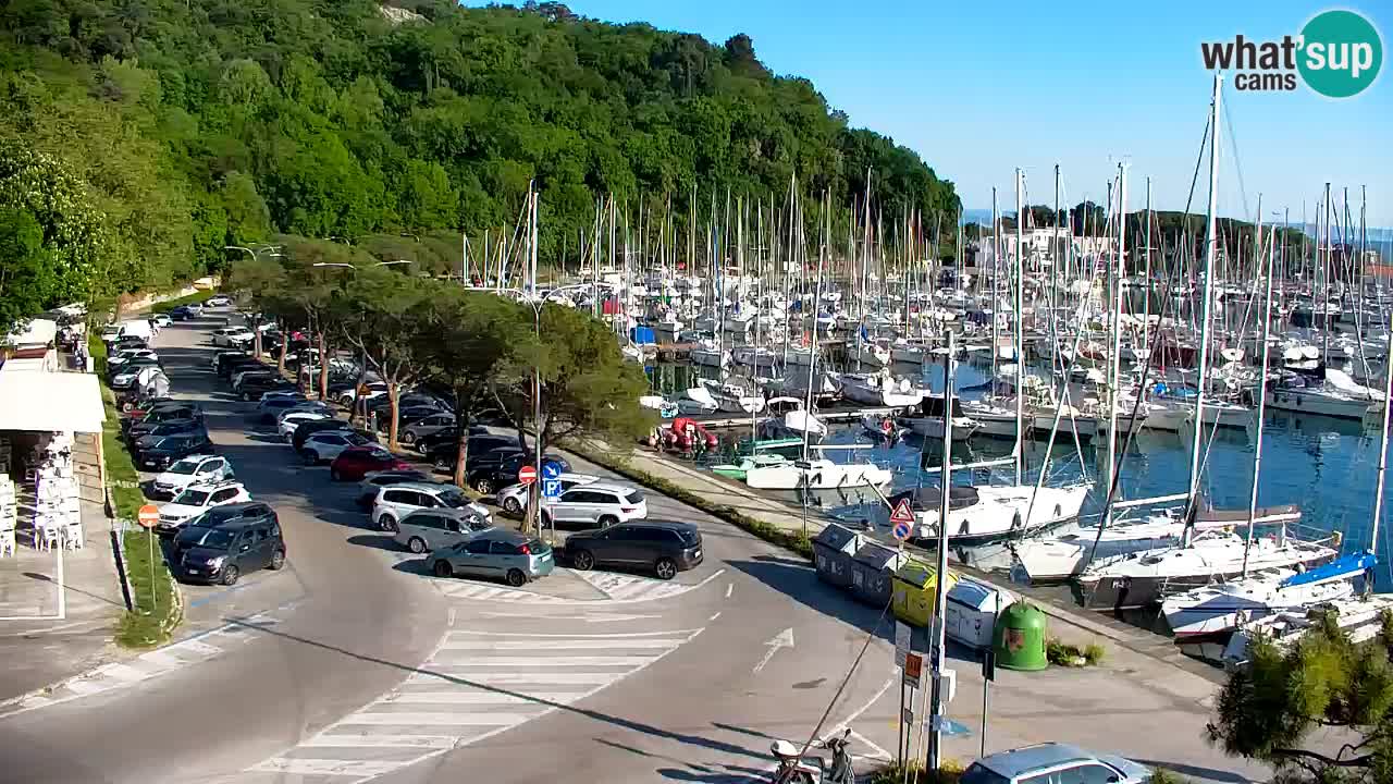 Webcam Sistiana – Blick auf Marina und Bucht