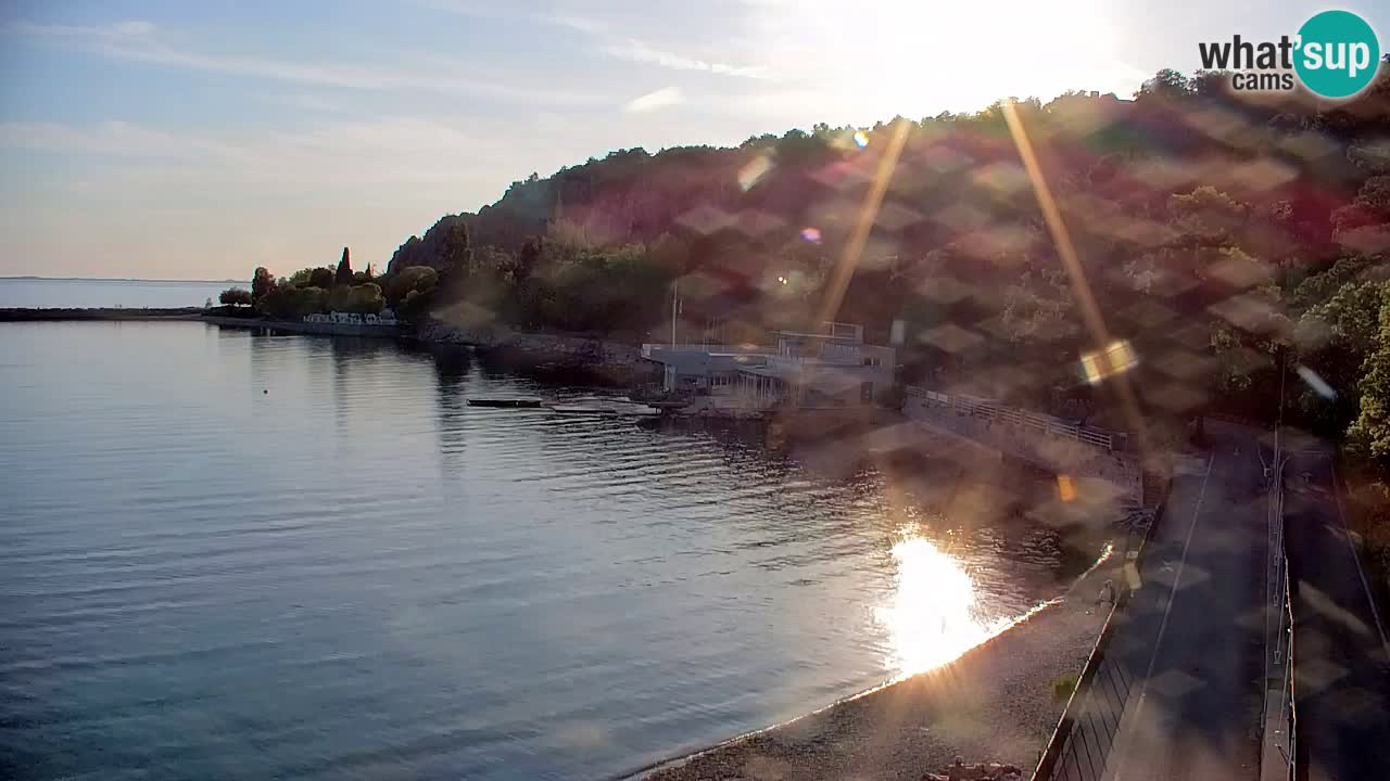 Webcam Sistiana – Vue sur la marina et la baie