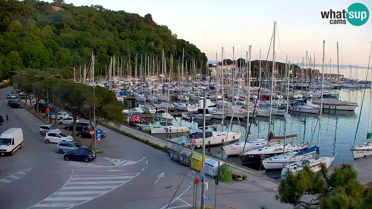 Webcam Sistiana – Pogled na marinu i zaljev