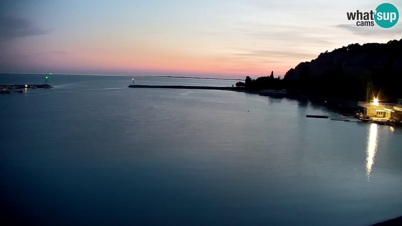 Webcam Sistiana – Blick auf Marina und Bucht