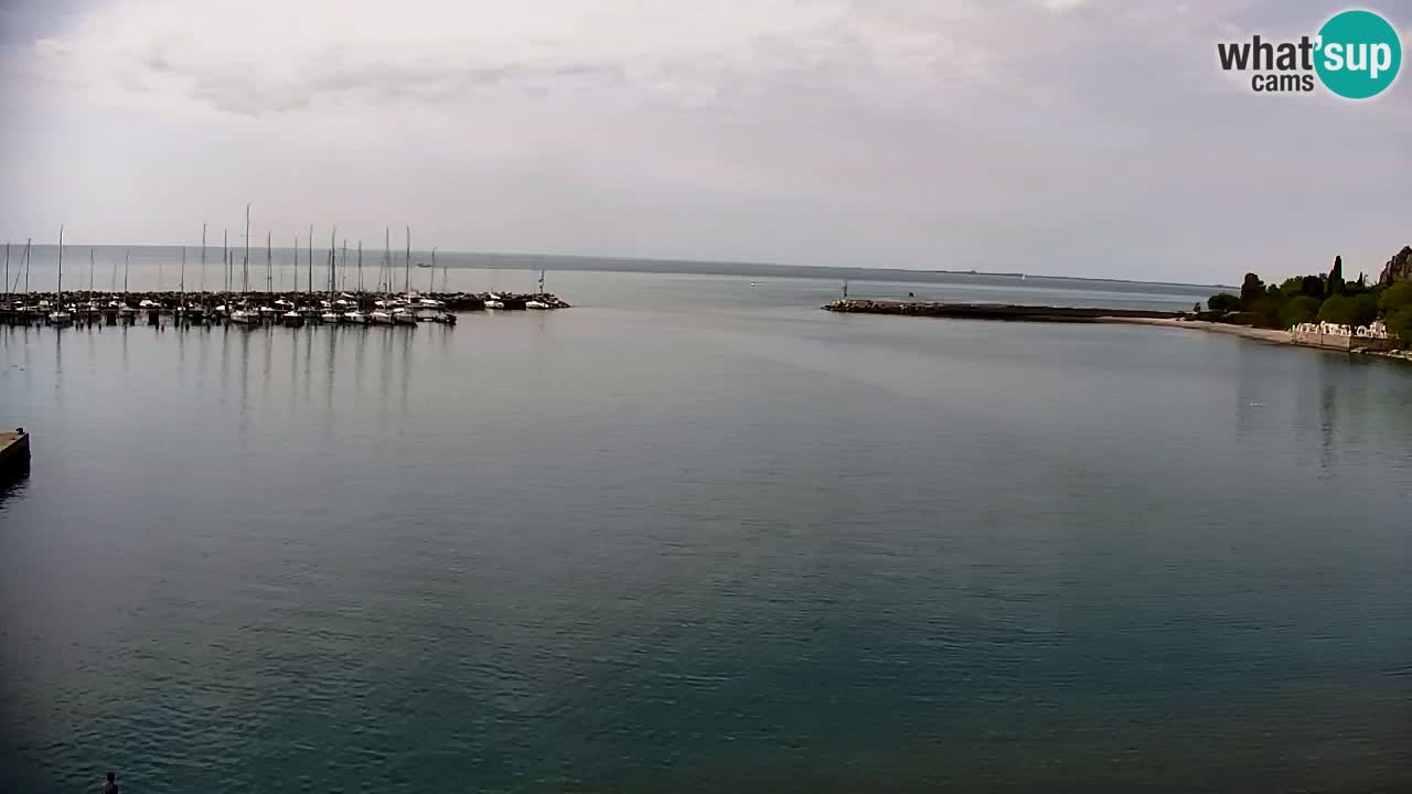 Webcam Sistiana – Blick auf Marina und Bucht