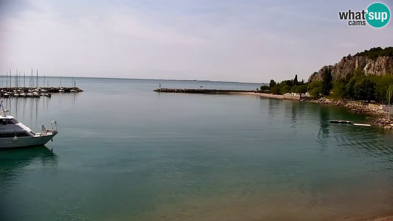 Webcam Sistiana – Blick auf Marina und Bucht