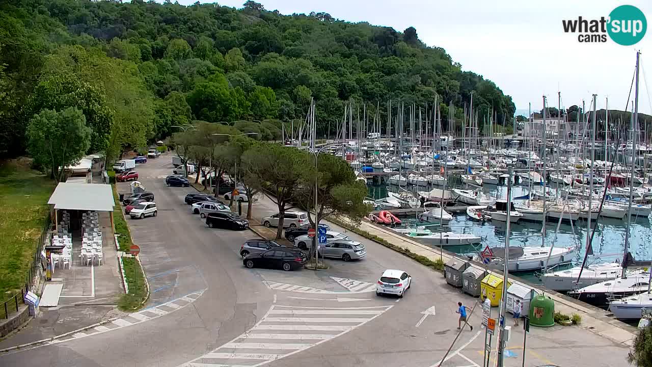 Webcam Sistiana – Blick auf Marina und Bucht