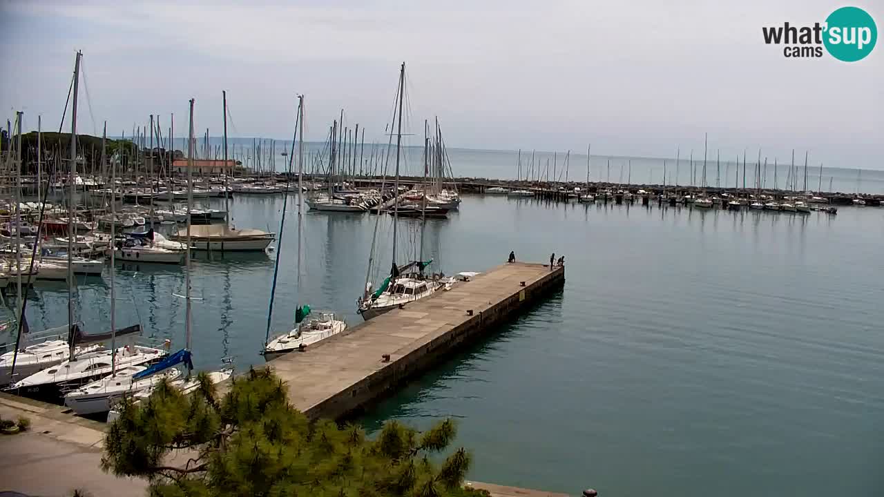 Webcam Sistiana – Vista sobre la marina y la bahía