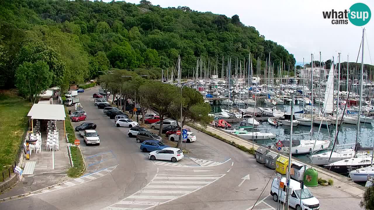 Webcam Sistiana – Vista sulla marina e sulla baia