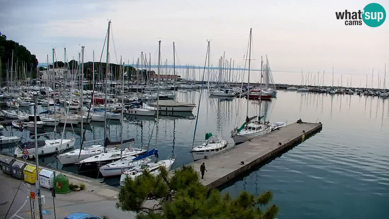 Webcam Sistiana – Vue sur la marina et la baie