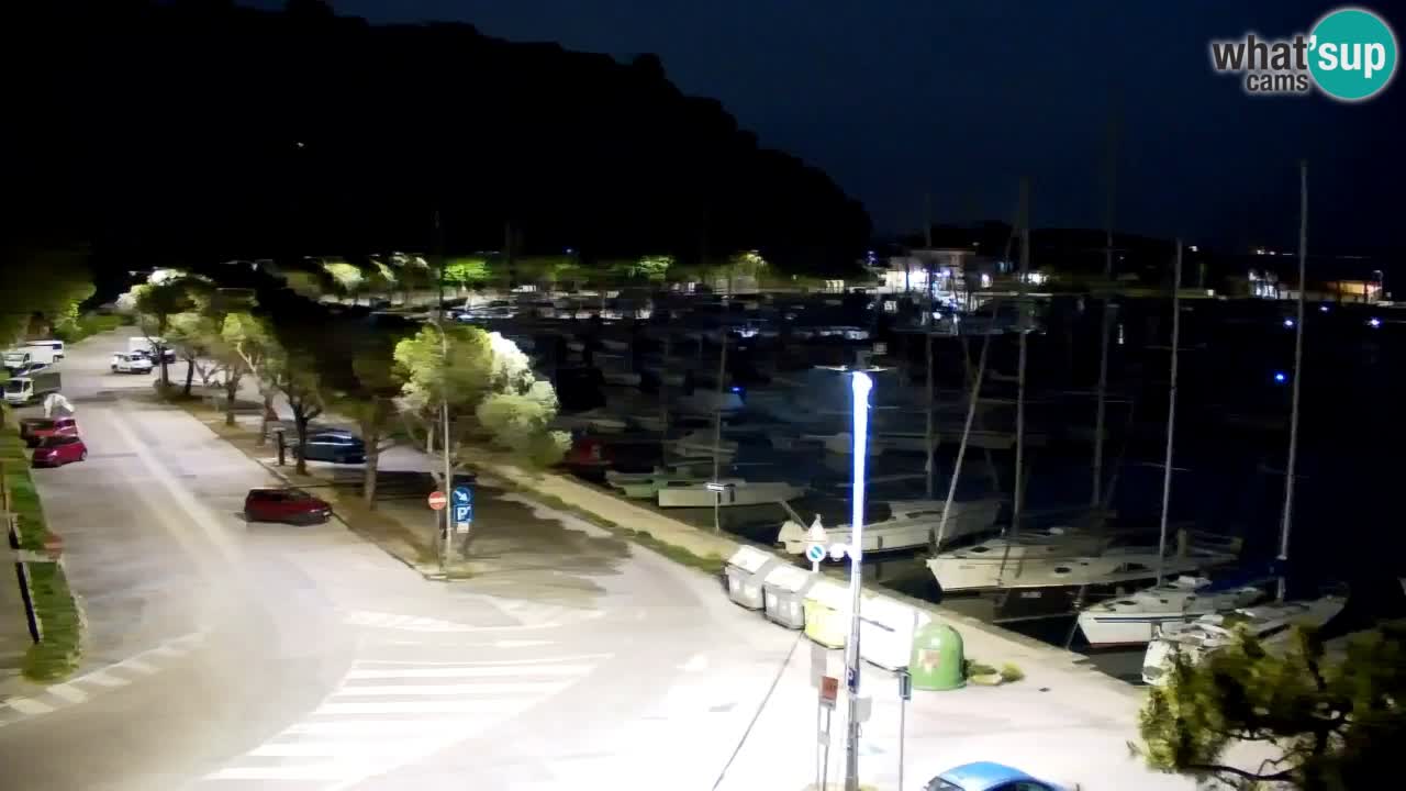 Webcam Sistiana – Vista sobre la marina y la bahía