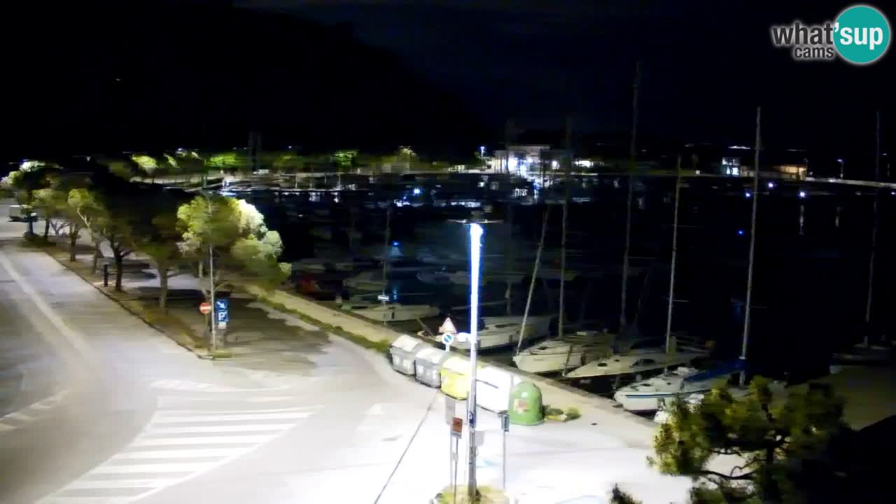 Webcam Sistiana – Vista sobre la marina y la bahía