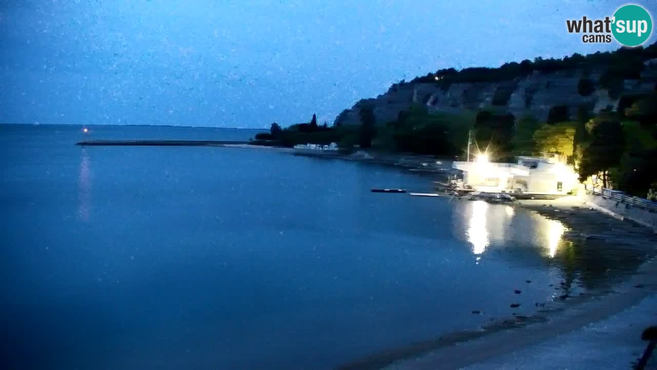 Webcam Sistiana – Vista sobre la marina y la bahía