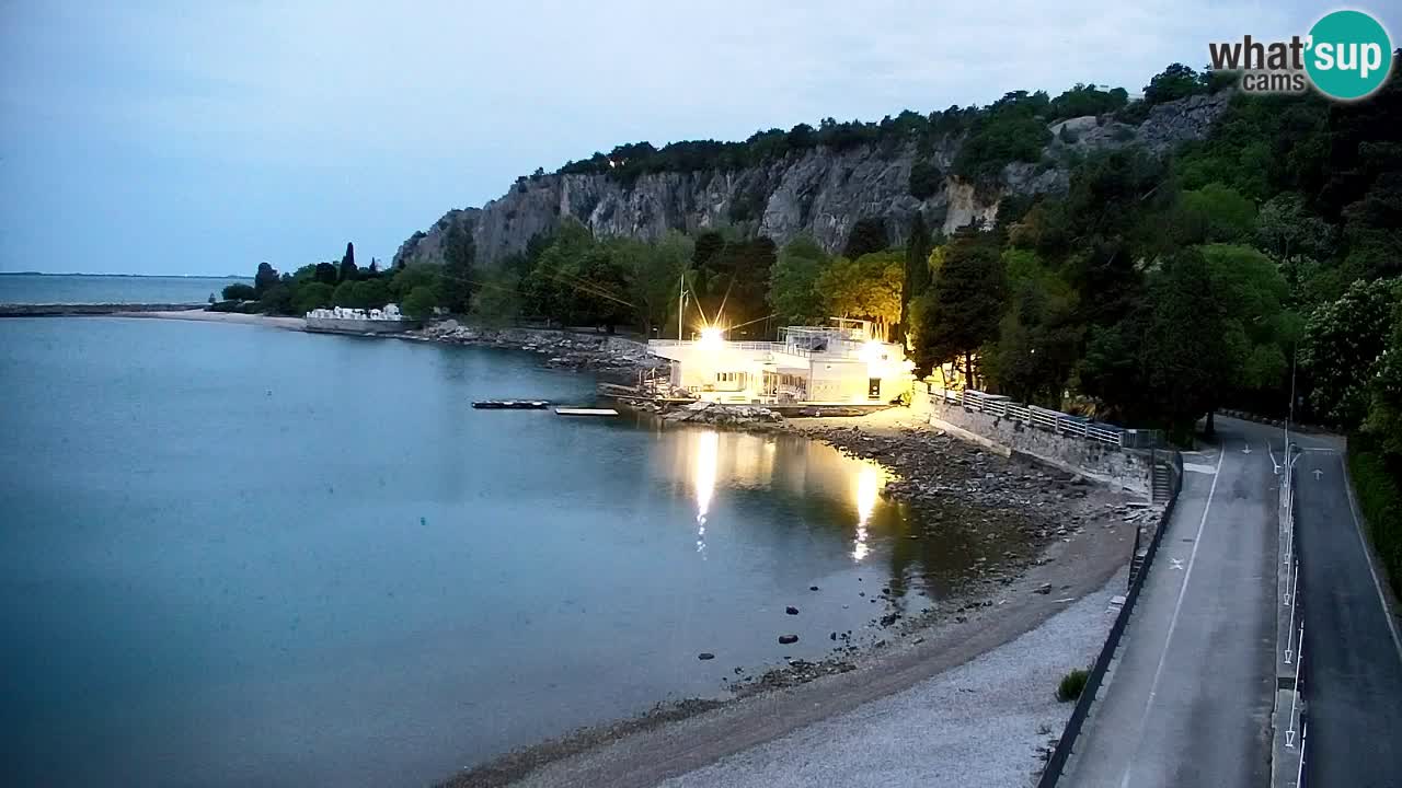 Webcam Sistiana – Vista sobre la marina y la bahía