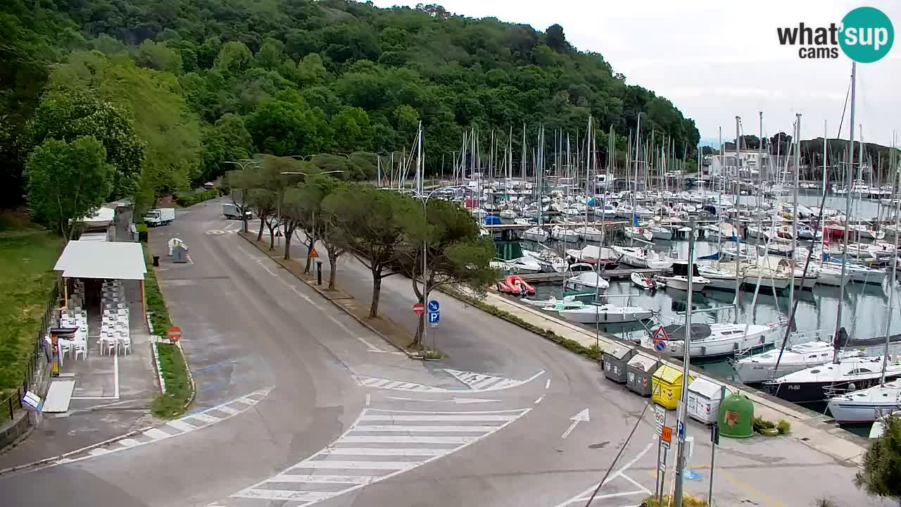 Webcam Sistiana – Vista sulla marina e sulla baia