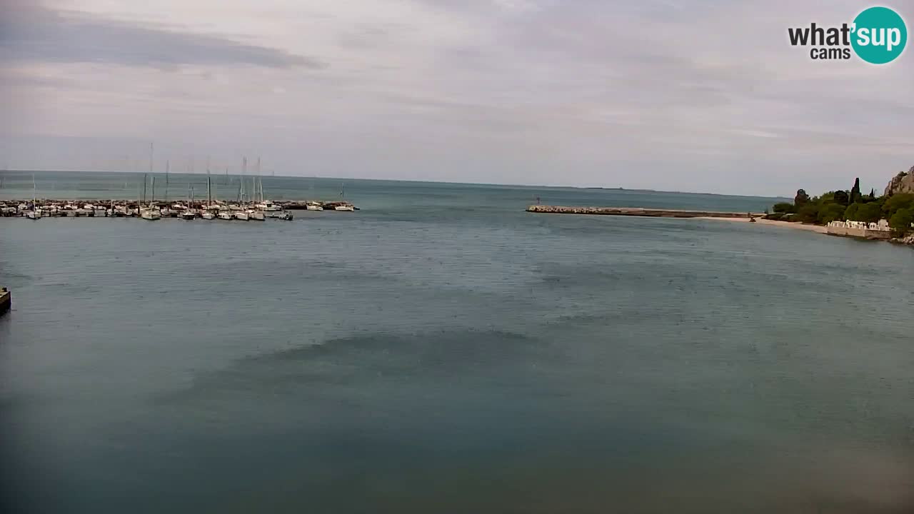 Webcam Sistiana – Pogled na marinu i zaljev