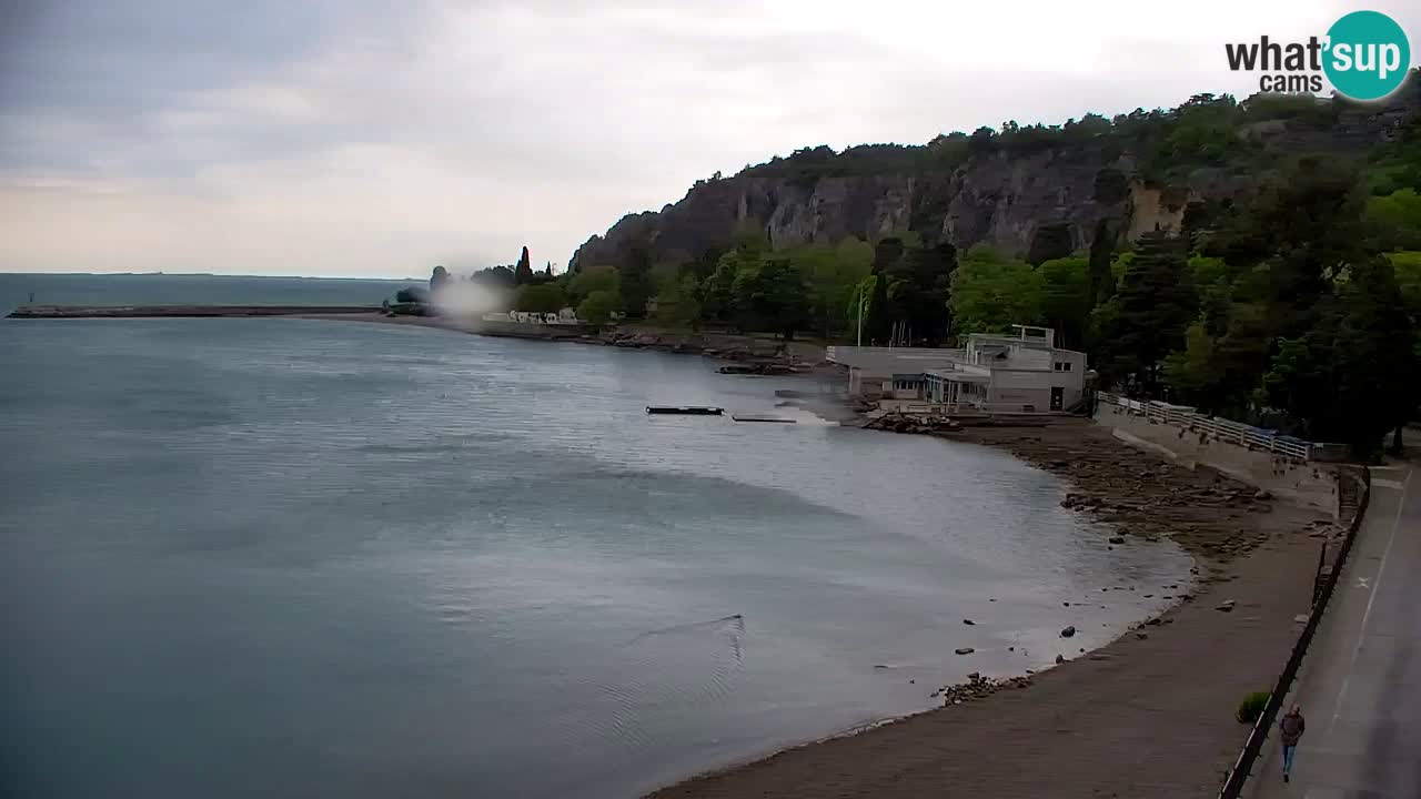 Webcam Sistiana – Pogled na marinu i zaljev