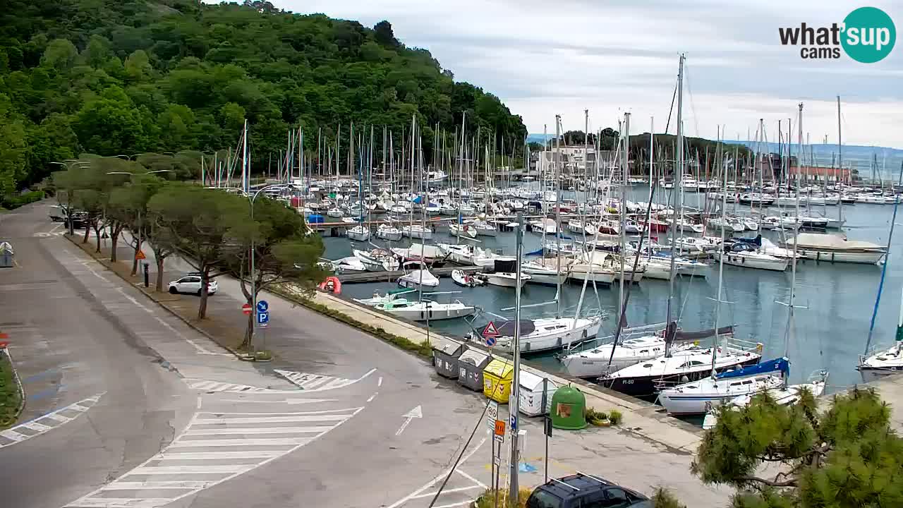 Webcam Sistiana – Vista sobre la marina y la bahía