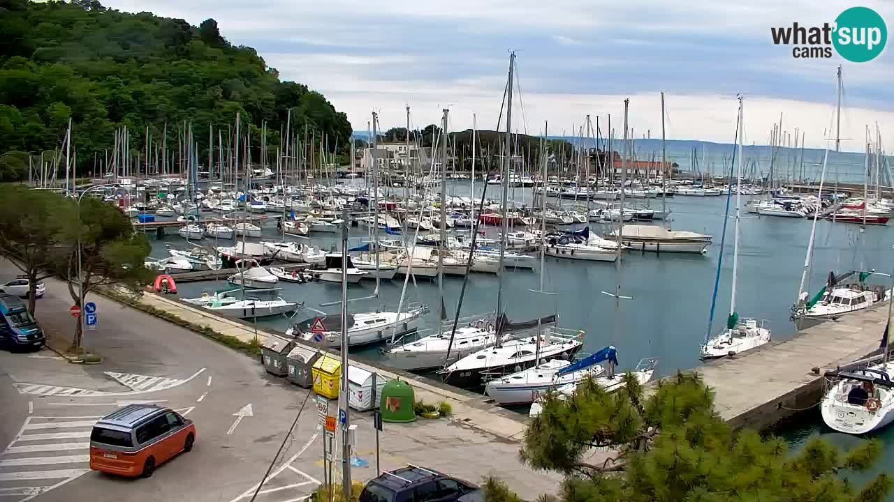 Webcam Sistiana – Vista sulla marina e sulla baia