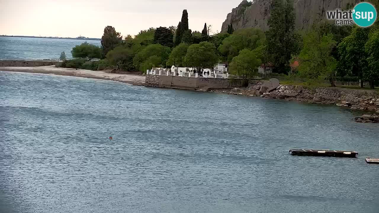 Webcam Sistiana – Vista sobre la marina y la bahía