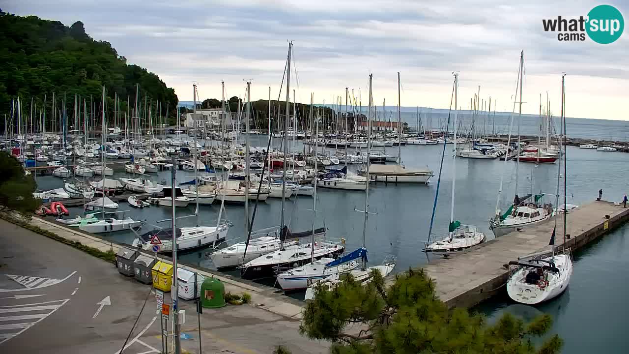 Webcam Sistiana – Vista sulla marina e sulla baia