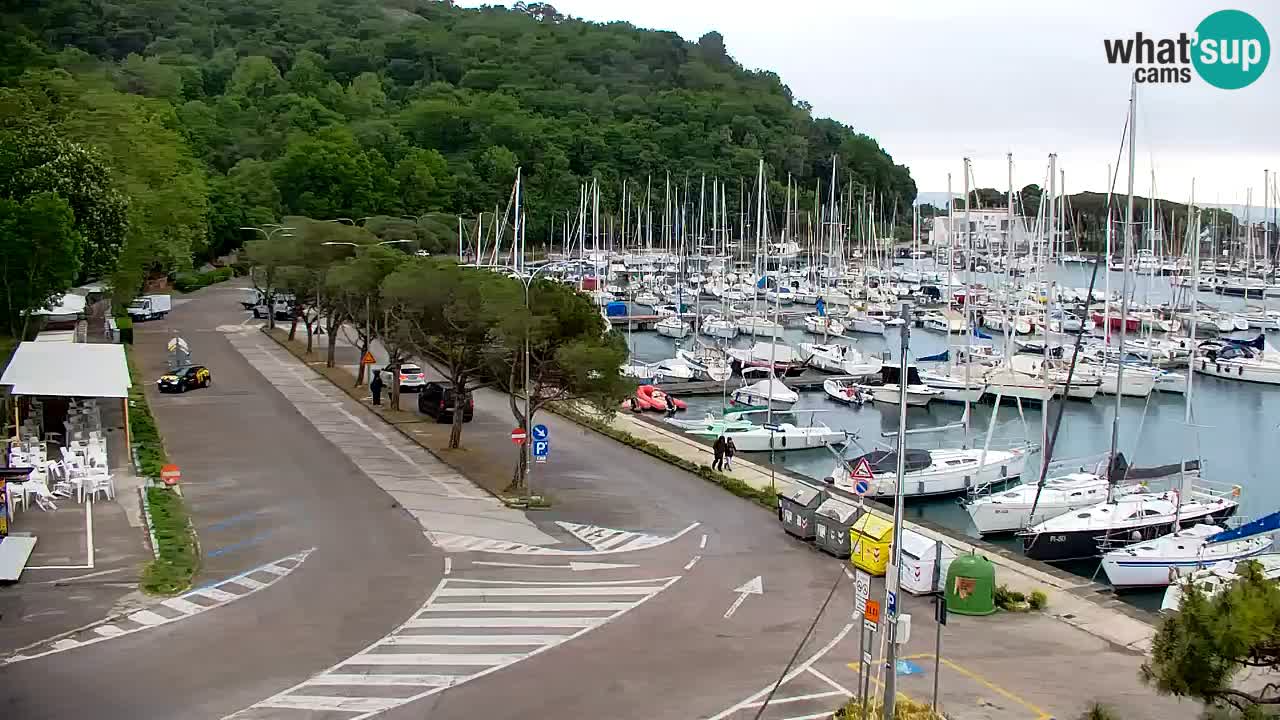Webcam Sistiana – Blick auf Marina und Bucht