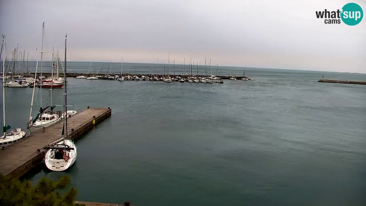 Webcam Sistiana – Vista sobre la marina y la bahía