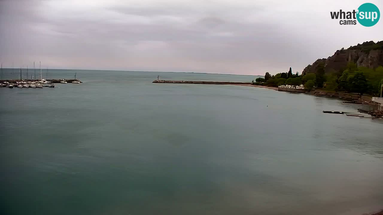 Webcam Sistiana – Vista sulla marina e sulla baia