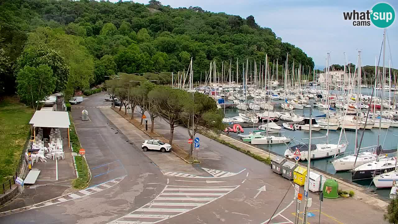 Webcam Sistiana – Blick auf Marina und Bucht
