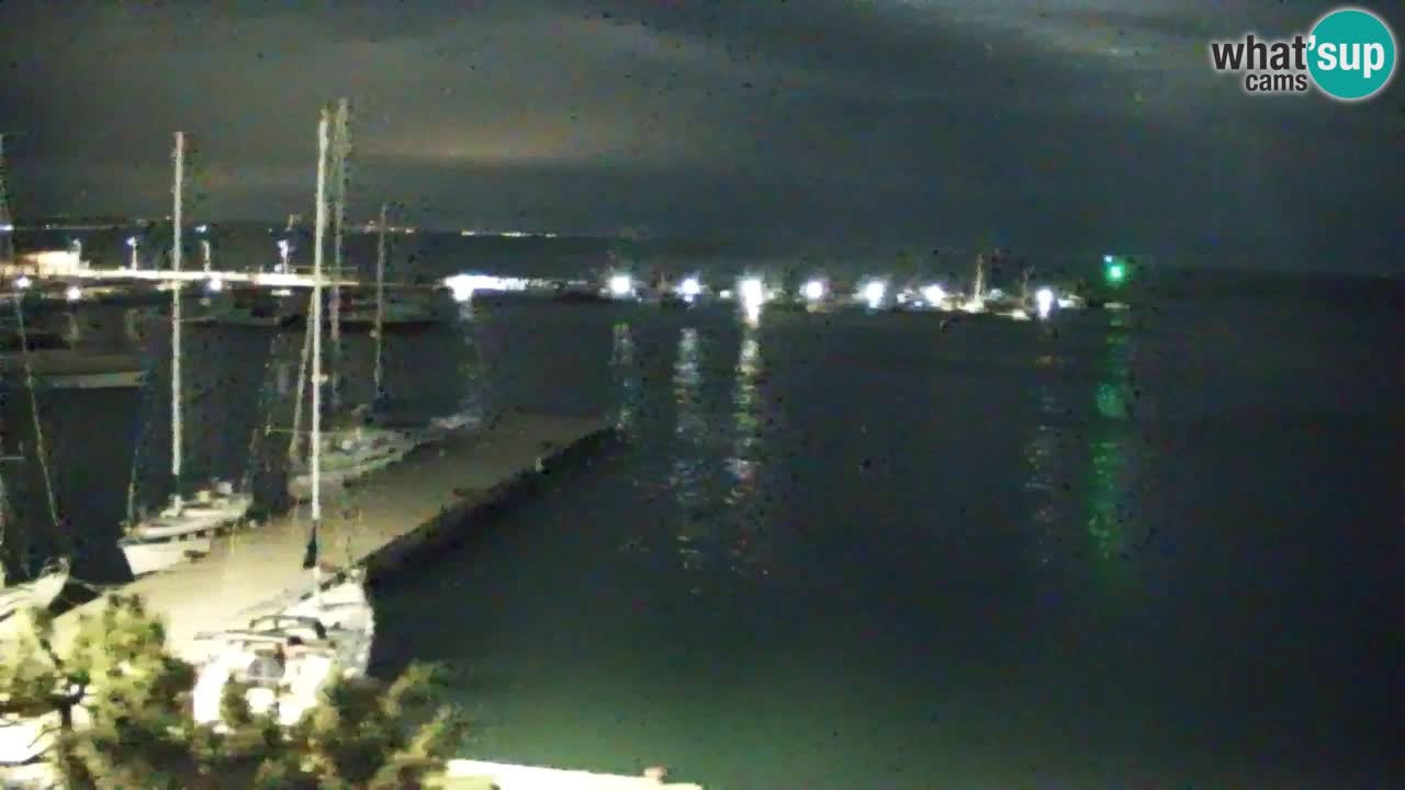 Webcam Sistiana – Vue sur la marina et la baie