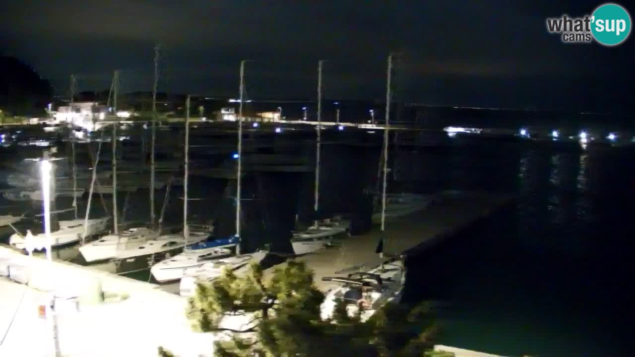 Webcam Sistiana – Pogled na marinu i zaljev