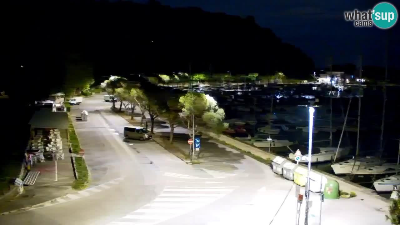 Webcam Sistiana – Vue sur la marina et la baie
