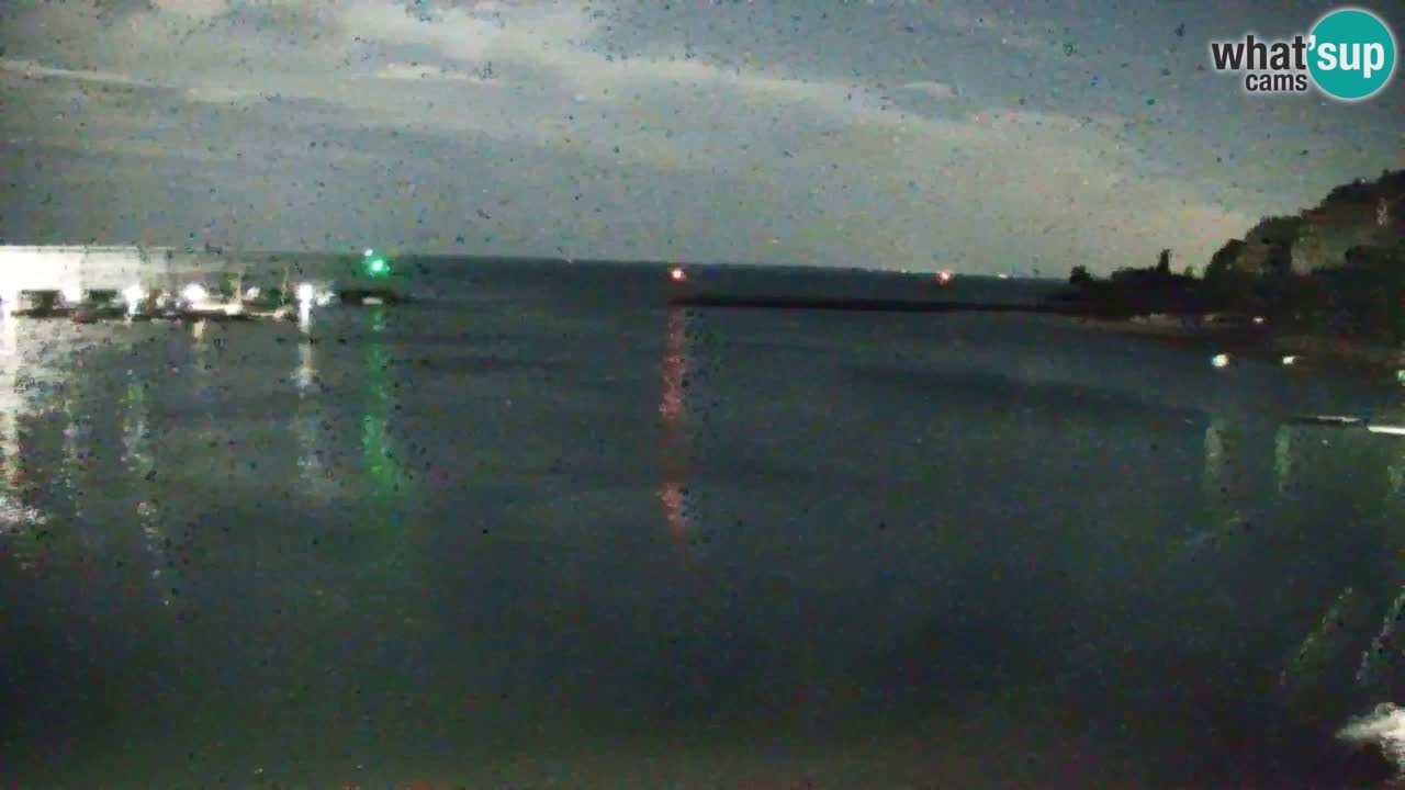 Webcam Sistiana – Vue sur la marina et la baie