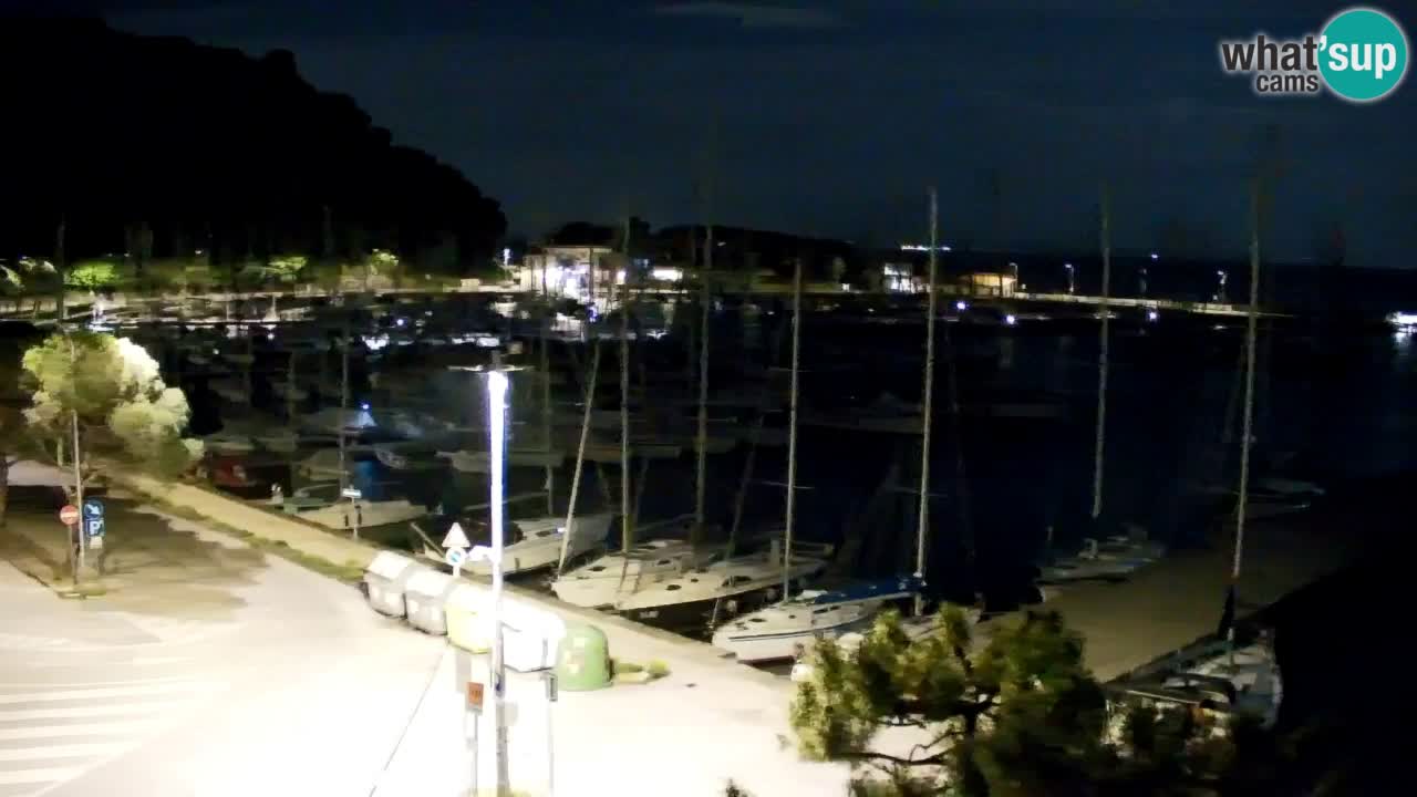 Webcam Sistiana – Pogled na marinu i zaljev