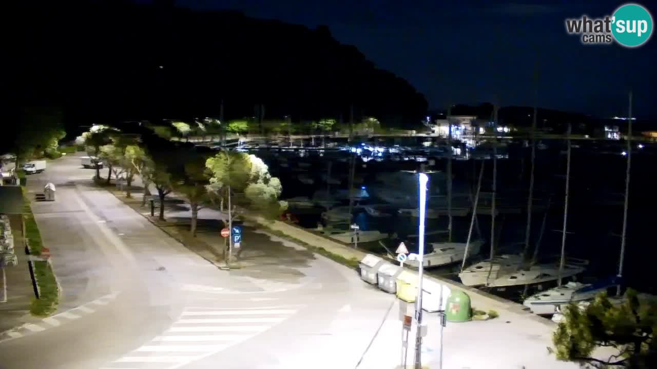 Webcam Sistiana – Vista sobre la marina y la bahía