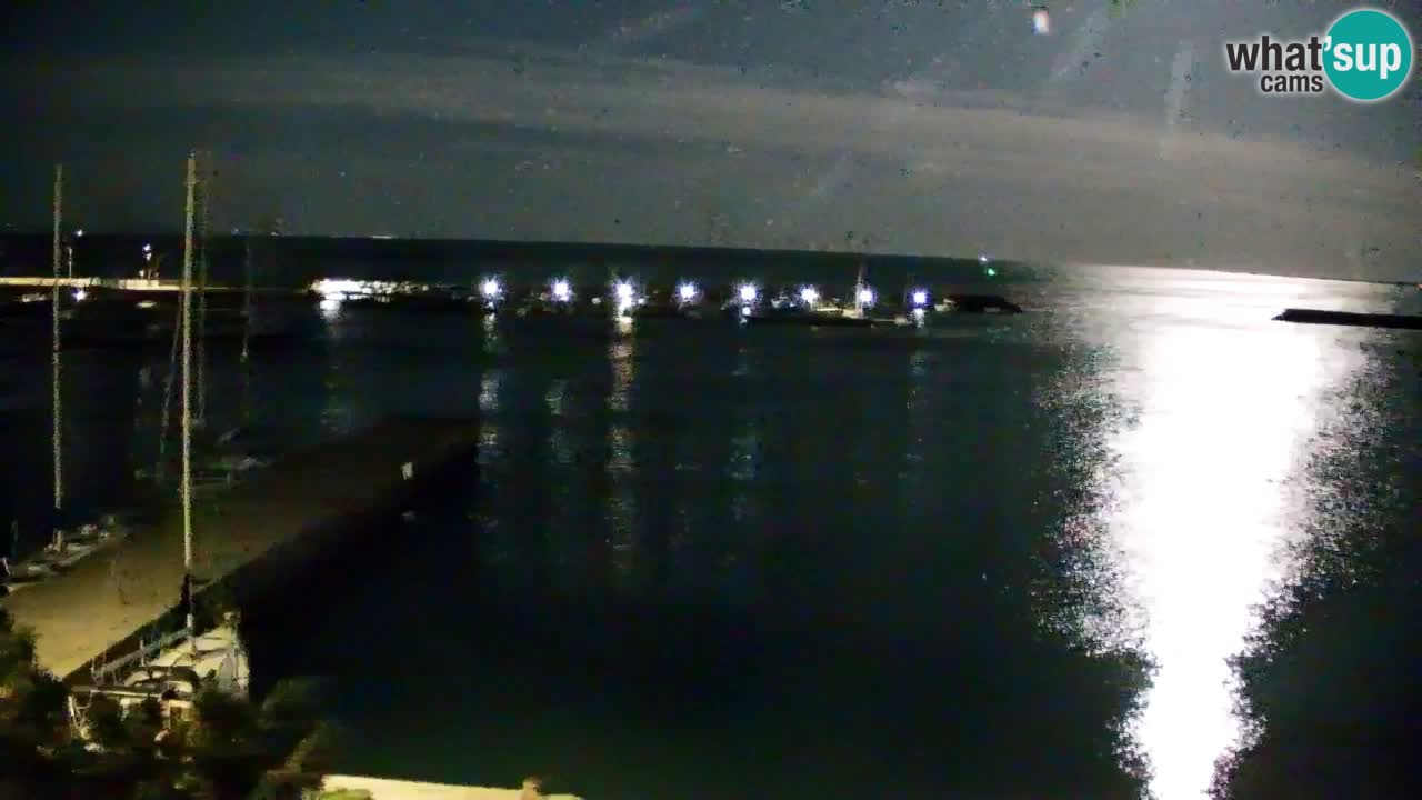 Webcam Sistiana – Vue sur la marina et la baie