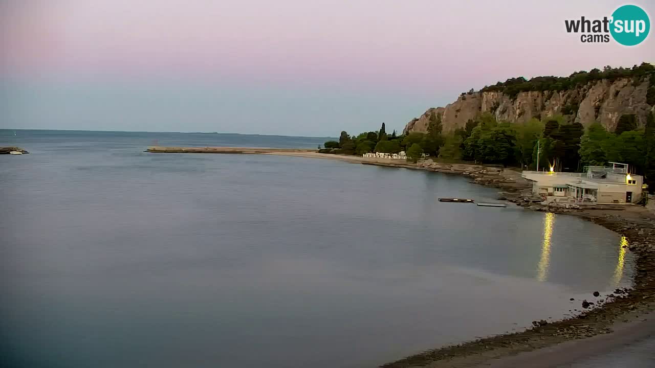 Webcam Sistiana – Vue sur la marina et la baie