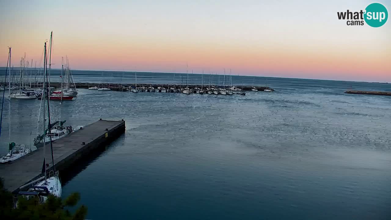 Webcam Sistiana – Blick auf Marina und Bucht