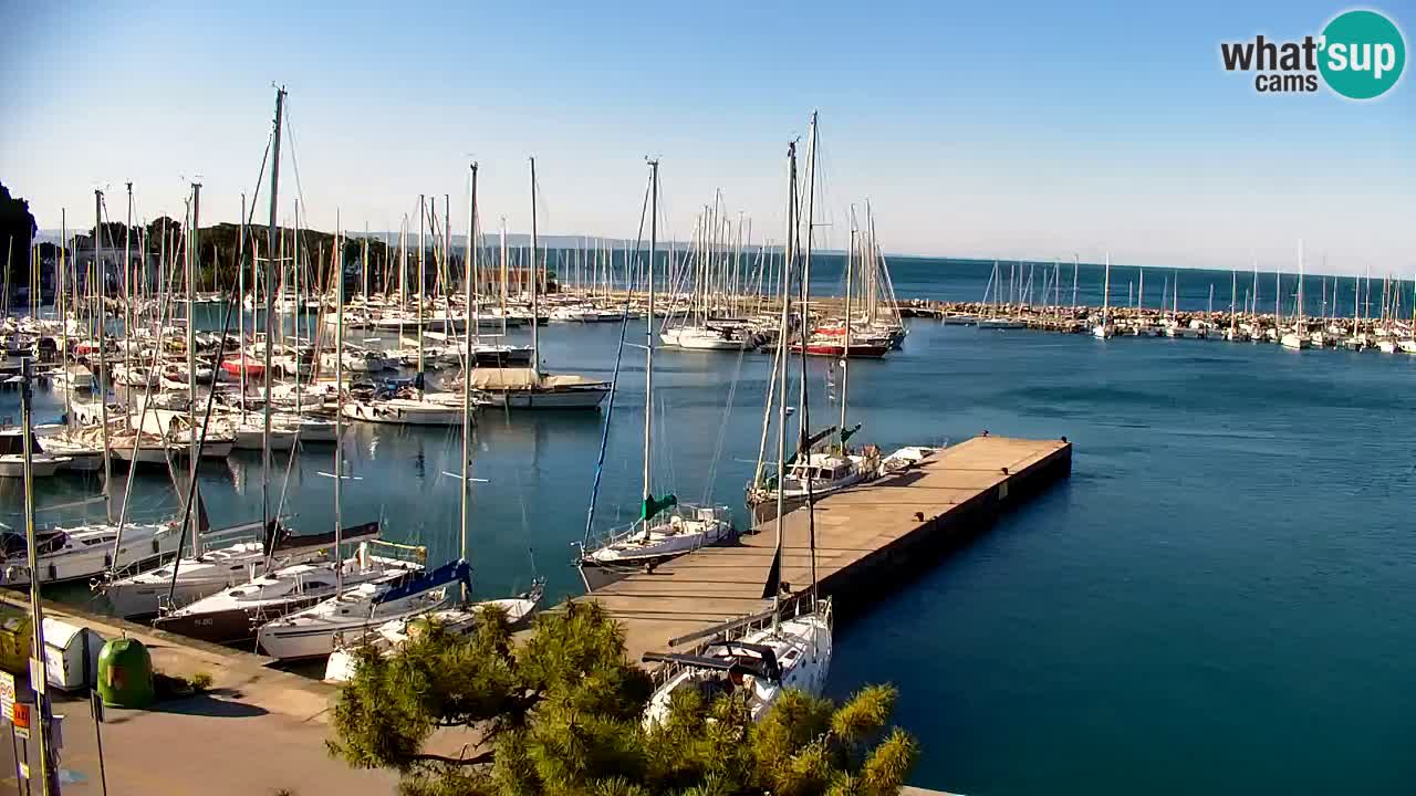 Webcam Sistiana – Blick auf Marina und Bucht