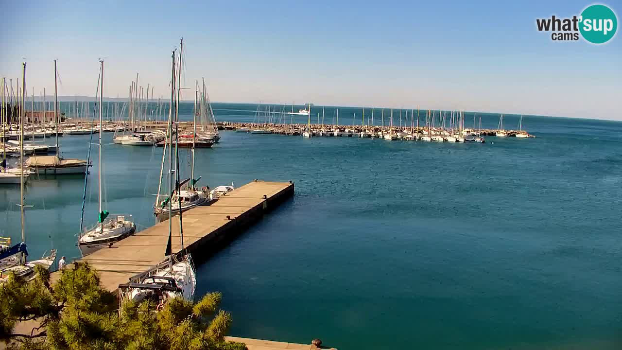Webcam Sistiana – Blick auf Marina und Bucht