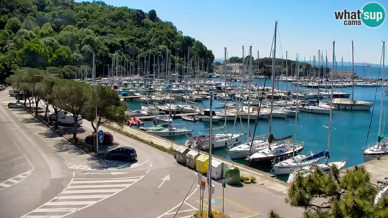 Webcam Sistiana – Vista sulla marina e sulla baia